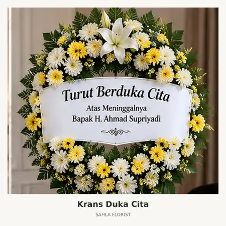 Krans Bunga Duka Sumedang